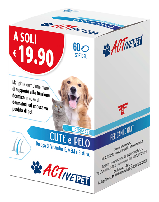 ACTIVE PET CUTE E PELO 60 PERLE - Speedyfarma.it