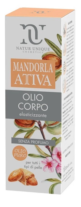 NATUR UNIQUE MANDORLA ATTIVA OLIO CORPO SENZA PROFUMO 200 ML - Speedyfarma.it