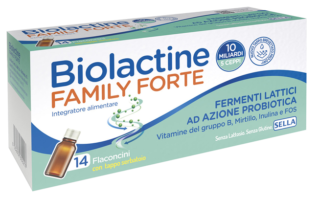 BIOLACTINE FAMILY FORTE 10 MILIARDI 14 FLACONCINI DA 9 ML - Speedyfarma.it