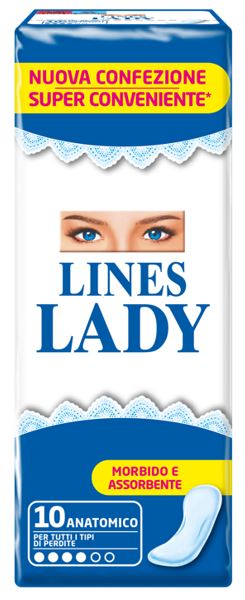 LINES LADY ANATOMICO 10 PEZZI - Speedyfarma.it