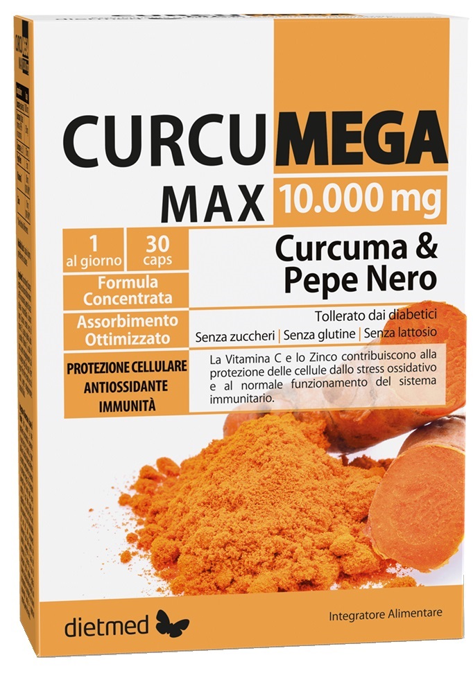 CURCUMEGA MAX 10000MG 30 CAPSULE - Speedyfarma.it