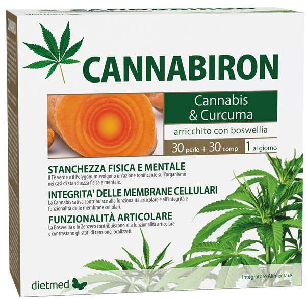 CANNABIRON 30 PERLE + 30 COMPRESSE - Speedyfarma.it