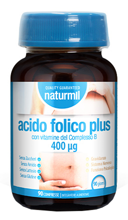 NATURMIL ACIDO FOLICO PLUS 400 MCG 90 COMPRESSE - Speedyfarma.it