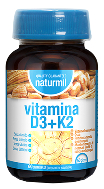NATURMIL VITAMINA D3+K2 60 COMPRESSE - Speedyfarma.it