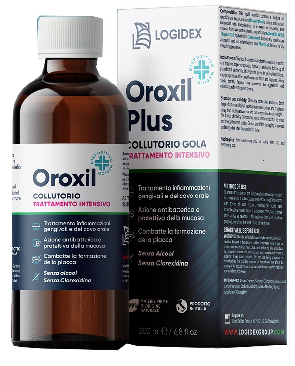 OROXIL PLUS COLLUTORIO GOLA 200 ML - Speedyfarma.it