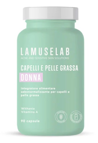 LAMUSELAB CAPELLI E PELLE GRASSA DONNA 90 CAPSULE - Speedyfarma.it