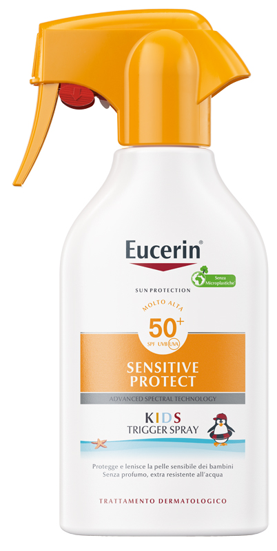 EUCERIN SUN KIDS SENSITIVE PROTECT SPF50+ TRIGGER SPRAY 250 ML - Speedyfarma.it