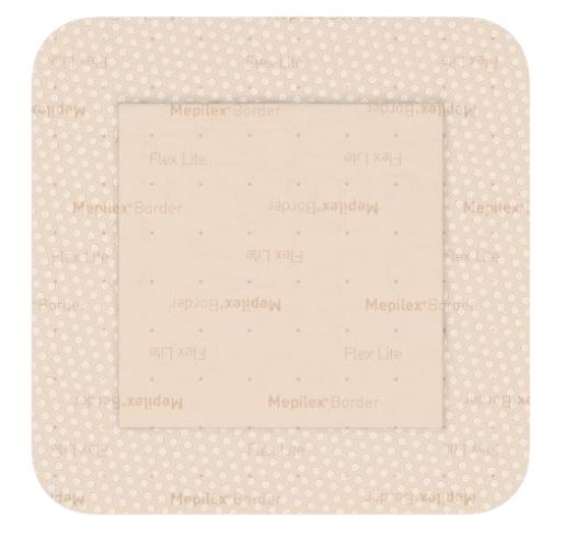 MEDICAZIONE IN SCHIUMA DI POLIURETANO MEPILEX BORDER FLEX LITE 15X15 CM 5 PEZZI - Speedyfarma.it
