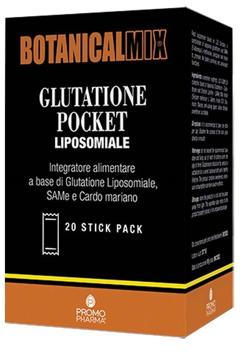 BOTANICALMIX GLUTATIONE POCKET LIPOSOMIALE 20 STICK DA 2 G - Speedyfarma.it