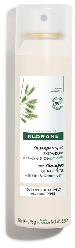 KLORANE SHAMPOO SECCO EXTRA DELICATO AVENA&CERAMIDE TUTTI I TIPI DI CAPELLI SPRAY 150 ML - Speedyfarma.it