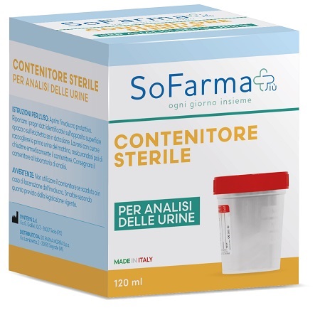 CONTENITORE URINA IN POLIPROPILENE DA 120 ML SOFARMAPIU' - Speedyfarma.it