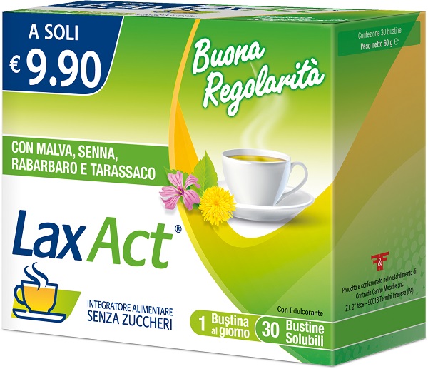 LAX ACT 30 BUSTINE SOLUBILI SENZA ZUCCHERI - Speedyfarma.it