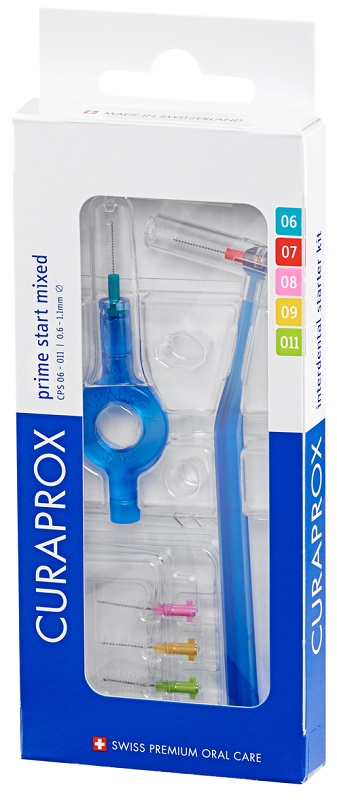 CURAPROX CPS PRIME START MIXED PACK WITH CPS 06 -011 +UHS 409 + UHS 470 BLUE HOLDERS + CAPS - Speedyfarma.it