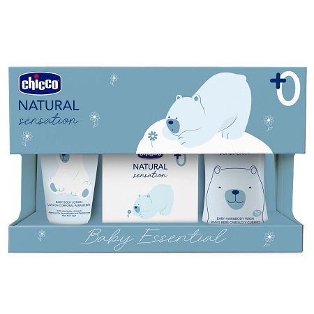 CHICCO NATURAL SENSATION SET BAGNOSHAMPOO+CREMA CORPO+PROFUMO - Speedyfarma.it