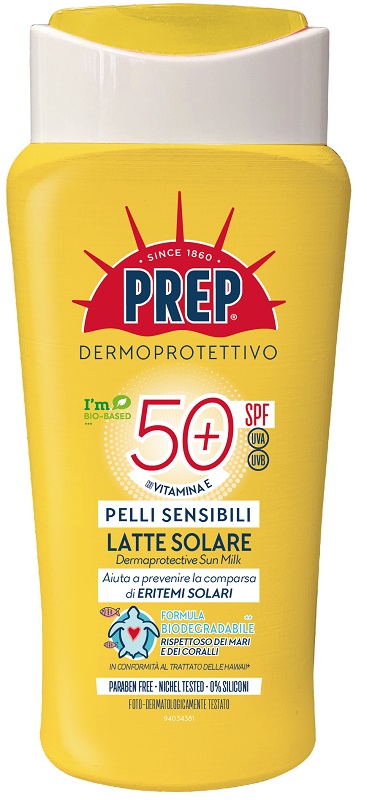 PREP LATTE SOLARE PELLI SENSIBILI SPF50+ ECO 200 ML - Speedyfarma.it