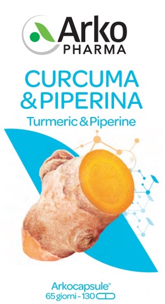 ARKOCPS CURCUMA + PIPERINA 130 CAPSULE - Speedyfarma.it