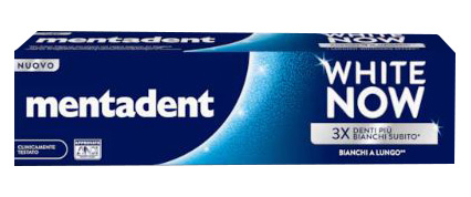 MENTADENT DENTIFRICIO WHITE NOW ORIGINAL 75 ML - Speedyfarma.it