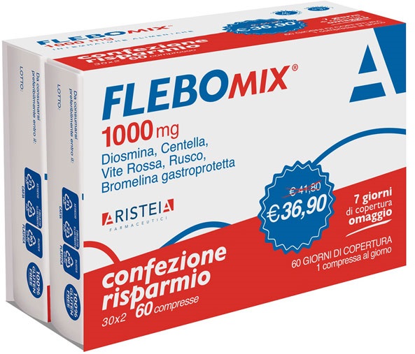FLEBOMIX 1000 MG 60 COMPRESSE BI-PACK - Speedyfarma.it