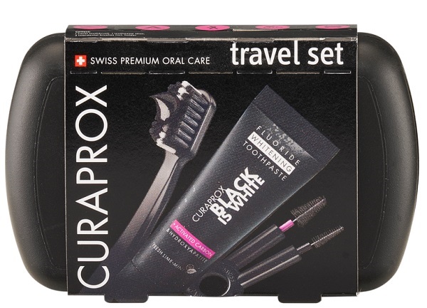CURAPROX BLACK IS WHITE TRAVEL SET - Speedyfarma.it