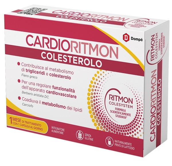 CARDIORITMON COLESTEROLO 30 CAPSULE - Speedyfarma.it