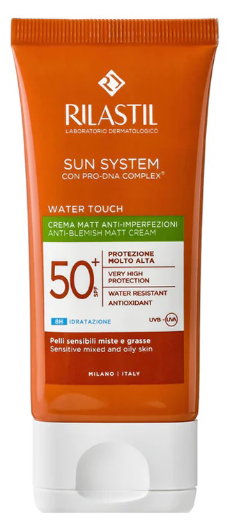 RILASTIL SUN SYSTEM WATER TOUCH FLUIDO SPF50+ 50 ML NUOVA FORMULAZIONE - Speedyfarma.it
