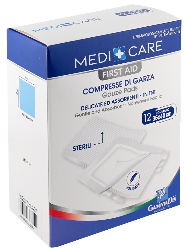 GARZA MEDICARE TNT 36X40 CM 12 PEZZI - Speedyfarma.it