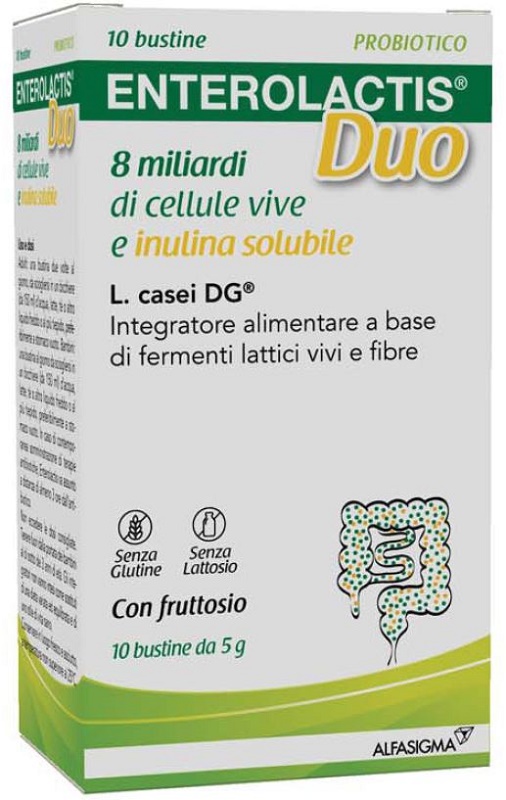 ENTEROLACTIS DUO INULINA 10 BUSTINE 5 G - Speedyfarma.it
