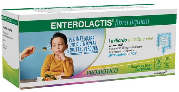ENTEROLACTIS FIBRA LIQUIDA 12 FLACONCINI DA 10 ML - Speedyfarma.it