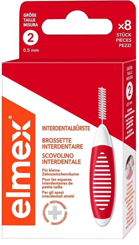 ELMEX INTERDENTAL BRUSH RED 0,5MM 8 PEZZI - Speedyfarma.it