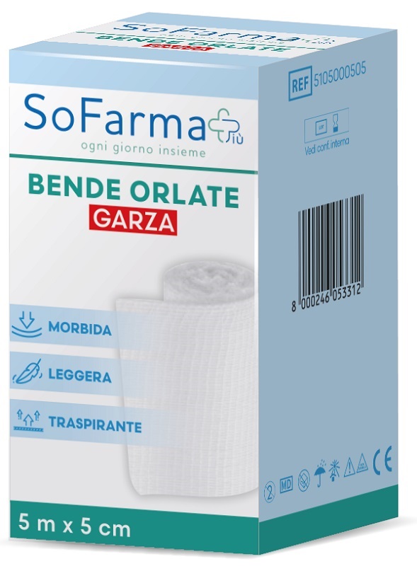 BENDA ORLATA 500X5 CM SOFARMAPIU' - Speedyfarma.it