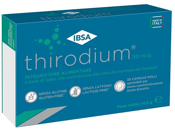 THIRODIUM 50MCG 30 CAPSULE MOLLI NUOVA FORMULAZIONE - Speedyfarma.it