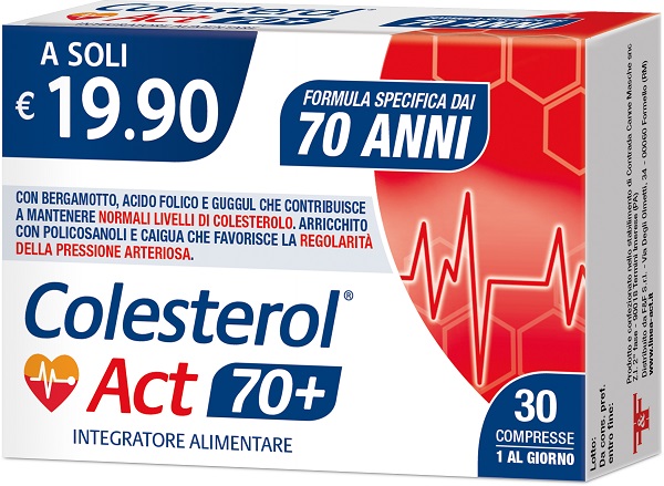 COLESTEROL ACT 70+ 30 COMPRESSE - Speedyfarma.it