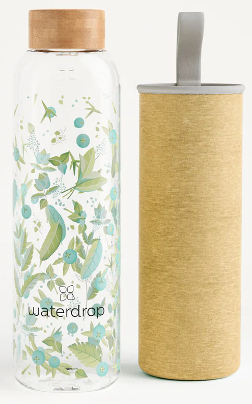 WATERDROP BOTTIGLIA VETRO CLEAN DA 600 ML - Speedyfarma.it