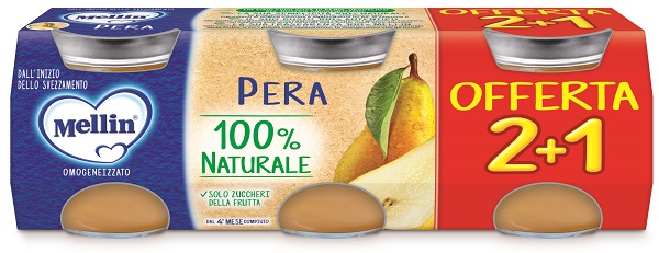 MELLIN OMOGENEIZZATO PERA 3 PEZZI DA 100 G - Speedyfarma.it