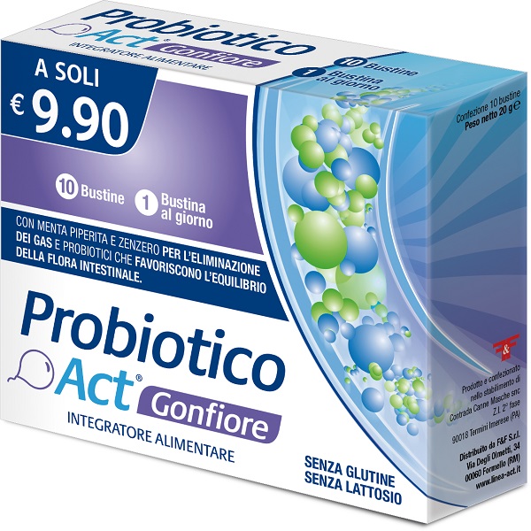 PROBIOTICO ACT GONFIORE 10 BUSTINE - Speedyfarma.it