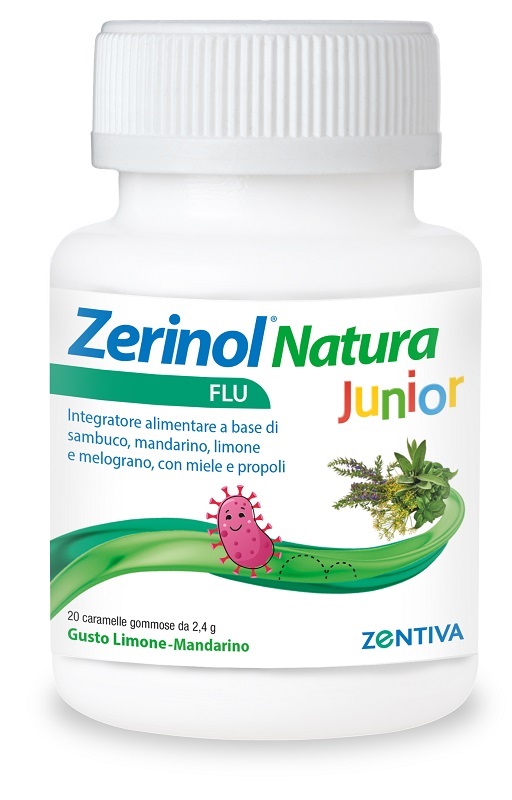 ZERINOL NATURA FLU JUNIOR 20 CARAMELLE GOMMOSE - Speedyfarma.it