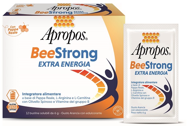 APROPOS BEESTRONG EXTRA ENERGIA 12 BUSTINE - Speedyfarma.it