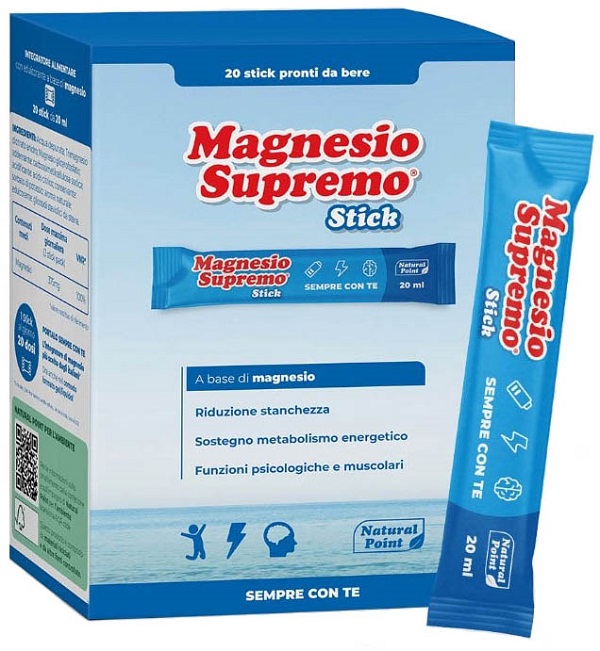 MAGNESIO SUPREMO 20 STICK DA 20 ML - Speedyfarma.it