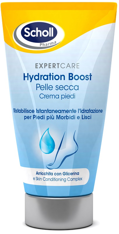 SCHOLL EXPERTCARE HYDRATION BOOST PELLE SECCA CREMA PIEDI 150 ML - Speedyfarma.it