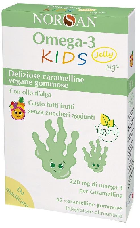 NORSAN OMEGA 3 KIDS JELLY ALGA 45 CARAMELLE GOMMOSE - Speedyfarma.it