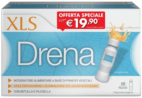 XLS DRENA 10 FLACONI DA 70 ML TAGLIO PREZZO - Speedyfarma.it