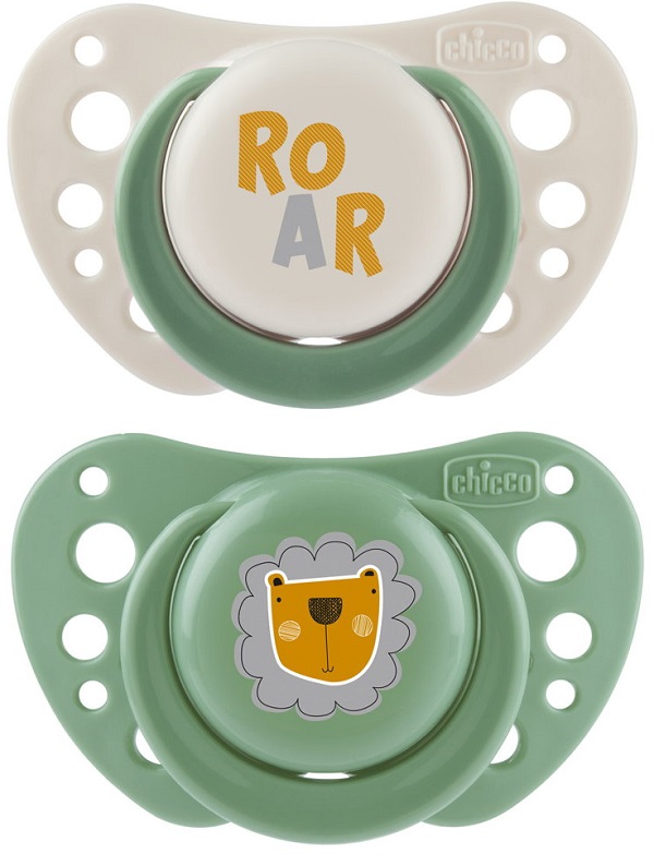 CHICCO SUCCHIETTI AIR VERDE SILICONE 2-6 MESI 2 PEZZI - Speedyfarma.it