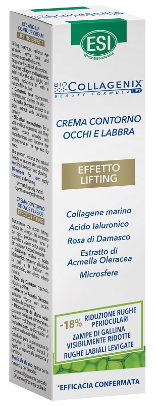 ESI BIOCOLLAGENIX CREMA CONTORNO OCCHI LABBRA EFFETTO LIFTING 15 ML - Speedyfarma.it