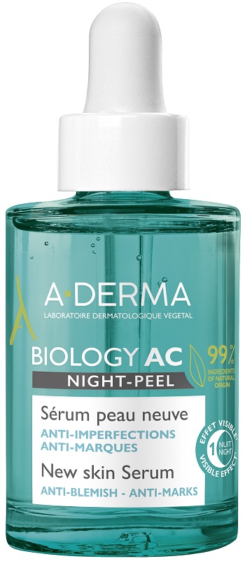 ADERMA BIOLOGY AC SIERO NIGHT PEEL 30 ML - Speedyfarma.it