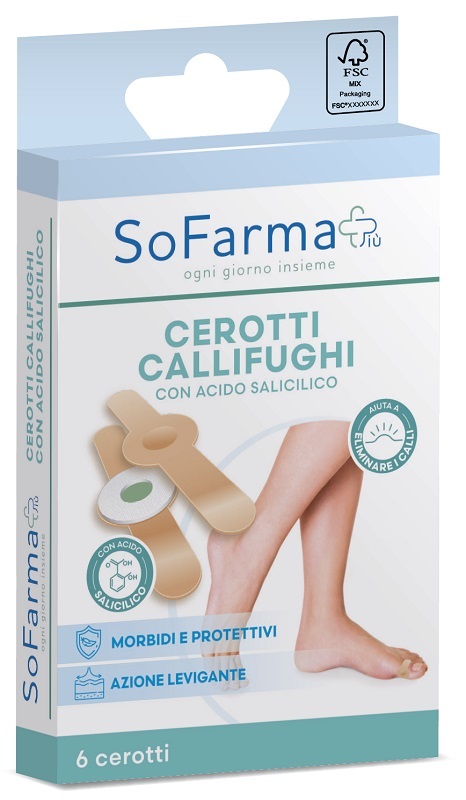 CEROTTO PARACALLO CALLIFUGO 7X1,2 CM FARMAPIU' 6 PEZZI - Speedyfarma.it