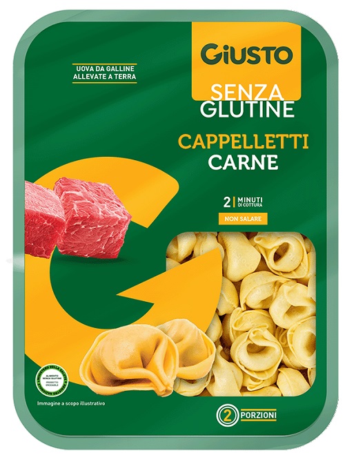 GIUSTO SENZA GLUTINE CAPPELLETTI DI CARNE 250 G - Speedyfarma.it