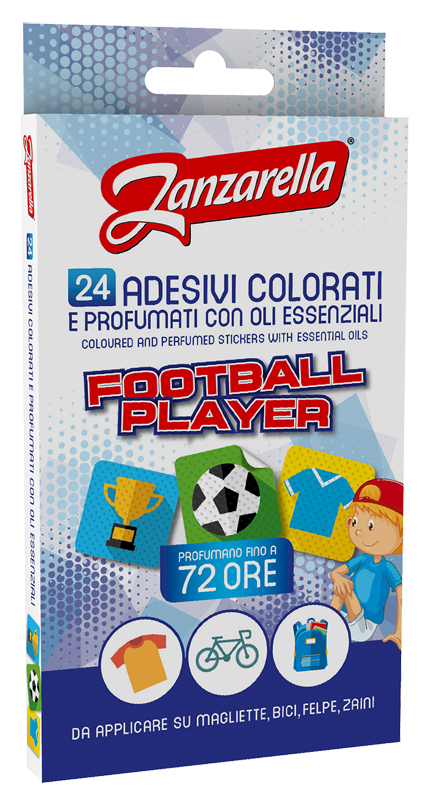 ZANZARELLA STICKER FOOTBALL PLAYER 24 PEZZI - Speedyfarma.it
