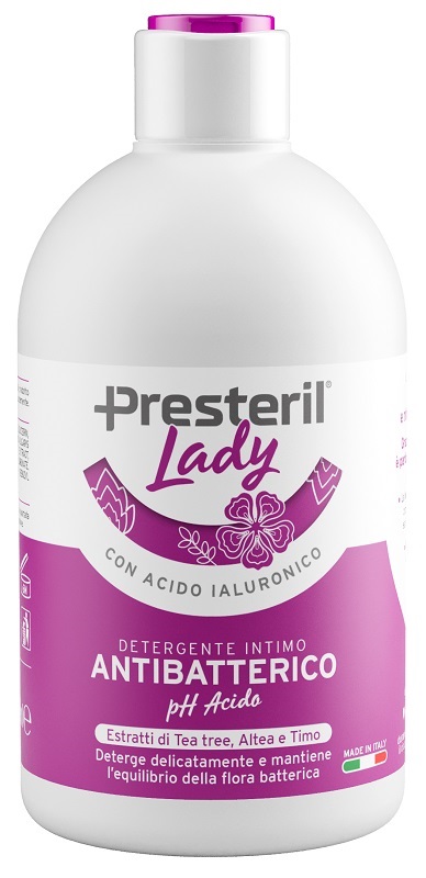 LADY PRESTERIL  DETERGENTE INTIMO ANTIBATTERICO/PH ACIDO 250 ML - Speedyfarma.it