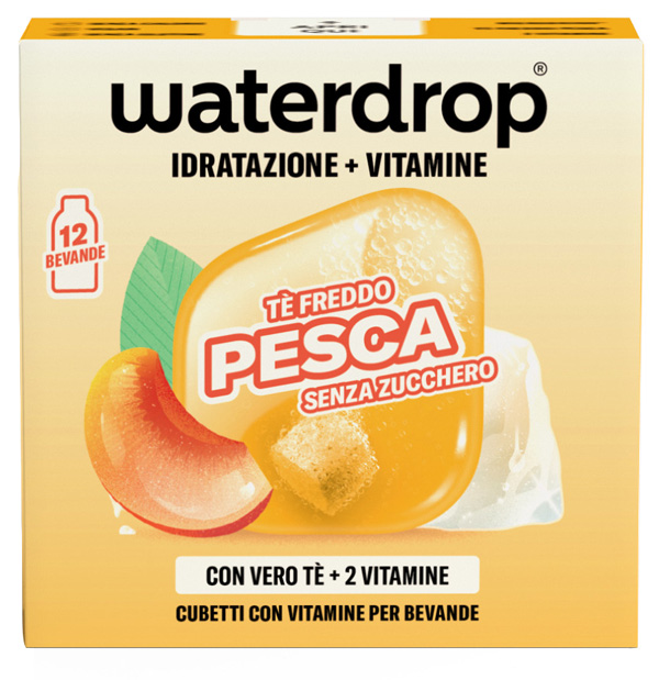 WATERDROP ICE TEA PESCA 12 CUBETTI - Speedyfarma.it