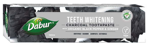 DABUR DENTIFRICIO CHARCOAL GINGER BIO 100 ML - Speedyfarma.it